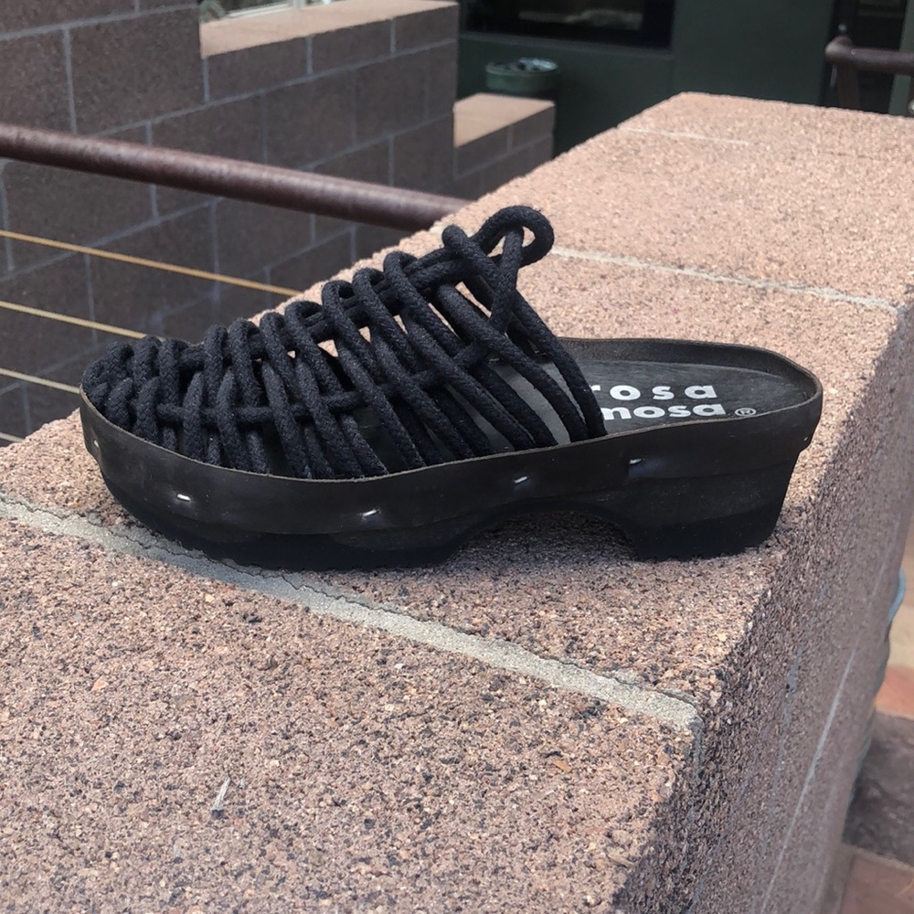 Rosa Mosa Net Panto Clog, Black, EU 40/US 9, Excellent Condition